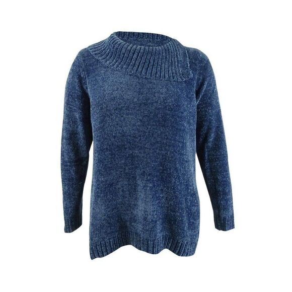 Plus-Size Soft Lightweight Chenille Sweater Top 0X‎ - Picture 2 of 5